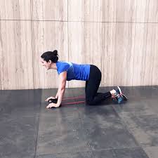 Press down through the right heel, keeping your hips level, tighten your abs and butt, and lift your hips up as high as possible without putting weight into. Try This 20 Minute Resistance Band Butt Workout Health Com