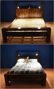 Commercial made wooden bed cost no less than $1000 market price it is a good idea to sketch your bed before you start building it. 21 Diy Bed Frame Projects Sleep In Style And Comfort Diy Crafts
