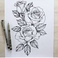 Image Result For Rose Tattoo Dessin Rose Comment Dessiner Une Fleur Dessin Fleur