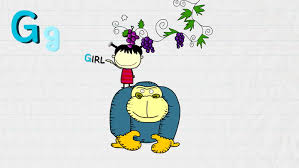 The letter g is used in so many adjectives, nouns, and more. G Is For Girl Gorilla Grapes Letter G Alphabet Song Learning English For Kids Gharbala Website Gharbala Com Free Download Borrow And Streaming Internet Archive