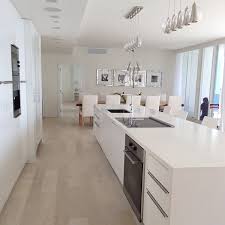 When you don't have enough space for two walls and an island, this is a great solution. Like The Island Arrangement Of Sink And Hob Kitchen Island With Hob Kitchen Island With Sink Kitchen Design