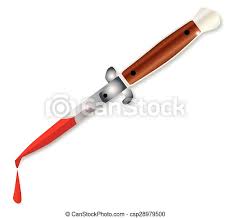 She should have pressed the knife just above his collarbone where the pointed end would sink his hand stopped between her legs feeling the heat. Blooded Switch Blade A Typical Gangland Flick Knife Weapon With Blood Over A White Background Canstock