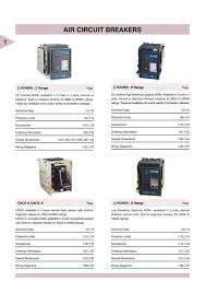 Air Circuit Breakers Electrical And Electronics Division