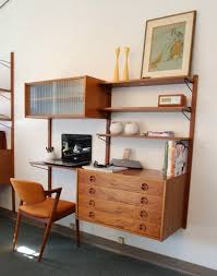 Awesome, mid century modern, danish teak ice bucket for sale. Mid Century Modern Wall Shelves Paulbabbitt Com