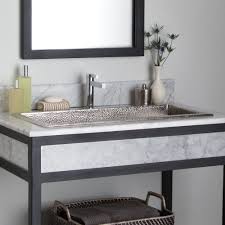 Looking for a good deal on sink trough? Trough Brushed Nickel 30 Inch Undermount Drop In Rectangular Bathroom Sink