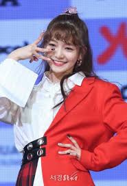 Onda Everglow Kpop Red Leather Jacket Leather Jacket Onda