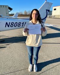 Congratulations to Aerowood's newest Private Pilot, Danielle Rubino!  Danielle passed her checkride at EQY in our C172 2600L with DPE, Ron  Horton! She stayed persistent and worked hard alongside CFI, Lance Leininger .