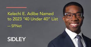 Kelechi E. Adibe Named to SFNet's 2023 “40 Under 40” List