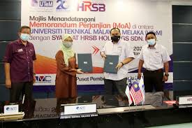 The company was incorporated on 15th november 2001. Memorandum Of Agreement Moa Signing Ceremony Between Utem And Hrsb Holdings Sdn Bhd Advanced Manufacturing Centre Amc Utem