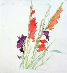 The images that existed in drawings of gladiolus flowers are consisting of best images and high vibes pictures. Gladioli Renees Garden A Watercolor Paintings Sketchbooks Chris Carter Artst 071112 Web Third Time Around