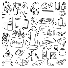 Dicho esto, un fondo blanco ayuda, así que hazte con uno, o por lo menos lo más claro posible y que, sobre todo. Mano Dibujado Jugador Conjunto Con Elementos De Bosquejo Sobre Fondo Blanco Coleccion De Aparatos Gamer Ilustraciones Vectoriales Clip Art Vectorizado Libre De Derechos Image 58748669
