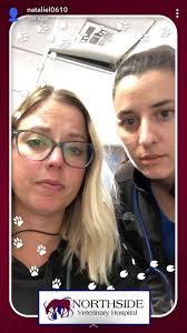 Dr. Goodall teaching Dr. Keith how to use our new Snapchat filter 🤣🤣🤣