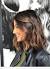 Dark Brown Shoulder Length Hair With Highlights