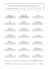 Diese kannst du dir ausdrucken und somit als vorbereitung für klassenarbeiten bzw. Drucke Selbst Kostenlose Arbeitsblatter Zum Uben Mit Der Silbenmethode Fur Die 1 Klasse Zum Ausdrucken