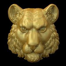 Tiger Head 3d Print Model Print Models 3d Printing Tiger Head