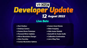 Developer Update - 12 August 2022 - Dev Updates - VRChat Ask Forum