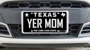 Other types of texas license plates include: Of Course These Custom License Plates Were Rejected By Texas Dmv Abc13 Houston