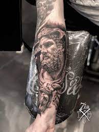 Hercules Tattoo By Levi70six Greektattoo Sleevetattoo Hercules Tattoo Greek Tattoos Roman Tattoo