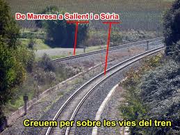 Resultat d'imatges de tren manresa sallent vies