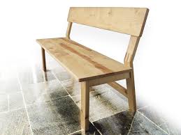 Bank Mit Lehne Von Holz Studio Auf Dawanda Com Bank Mit Lehne Esszimmerbank Holzbank