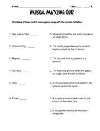 If you know, you know. Musical Theatre Quiz Worksheets Teaching Resources Tpt
