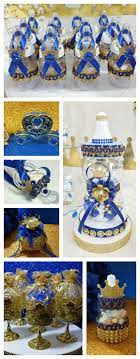 Royal Prince Baby Shower Favors And Centerpieces Perfect For A Royal Blue And Gold Prince Baby Prince Baby Shower Royalty Baby Shower Royal Prince Baby Shower