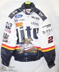 Let everyone know where your loyalties lie when you don this tony stewart racer jacket from jh design! Miller Lite Nascar Size Large 100 Leather Jacket