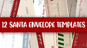 The same envelope crafts can be found. Santa Envelopes Free Printables Printabulls