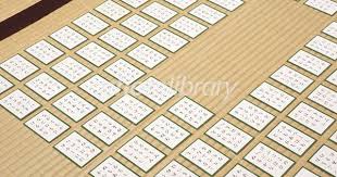 百人一首字札 写真素材 百人一首 かるた 写真 素材