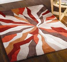 Splinter Burnt Orange Rugs Modern Rugs Orange Curtains Living Room Orange Rugs Burnt Orange Living Room Decor