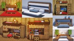 The magic of the internet. Minecraft 20 Bed Design Bed Builds Ideas Furniture Youtube