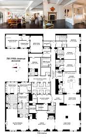 Striking Uptown Loft At The Sherry Netherland Wants 32m Luxury Floor Plans Apartment Floor Plans Penthouse Apartment Floor Plan