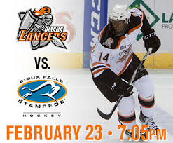 Omaha Lancers Vs Sioux Falls Stampede Ralston Arena
