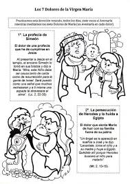 El Rincon De Las Melli Los Siete Dolores De La Virgen Maria Para Meditar Milagros De Jesus Educacion Religiosa Catolica Virgen Maria