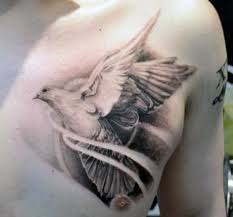 When the holy spirit falls upon us. 50 Dove Tattoos For Men Soaring Designs With Harmony