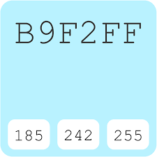 Color names and decimal codes are often used in items and banners. Diamond B9f2ff Hex Color Code Rgb And Paints