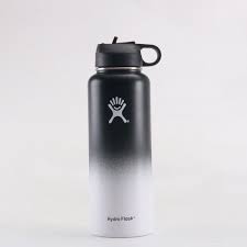 Black And White Ombre Hydro Flask Amazon 18oz 32oz 40oz Hydro Flask Water Bottle With Straw Hydro Flask Water Bottle Flask Water Bottle Hydro Flask Lids