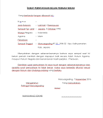 Semoga format doc (word) yang dilampirkan di atas dapat membantu kamu semua. Surat Pernyataan Bersedia Untuk Tidak Menikah