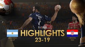 Hieroglyphs in the temple of osiris in egypt portray priests taking part in a game similar to handball. Highlights Argentina Croatia Main Round 27th Ihf Men S Handball World Championship Egypt2021 Youtube