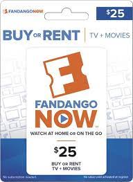 Save 15% off gift card orders $25+. Fandango 25 Gift Card Fandangonow 25 Best Buy