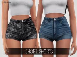 This is our new notification center. The Sims 4 Elliesimple Short Shorts Sims 4 Mods Clothes Sims 4 Sims 4 Dresses