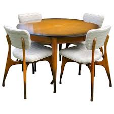 60s metal kitchen table and chair sets. 1960s Dining Room Sets 156 For Sale At 1stdibs
