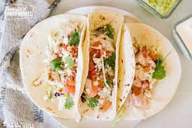 Since the recipe makes more slaw than necessary for the tacos, serve the extra on the side. Grilled Mahi Mahi Tacos Favorite Family Recipes