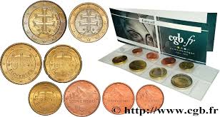 Slovenská republika, listen ), is a landlocked country in central europe. Slovakia Lot De 8 Pieces Euro 1 Cent 2 Euro Croix Double 2009 Kremnica Feu 641752 Euro Coins