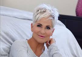 A pixie cut is a short women's haircut with short layers at the back and the sides and a longer section at the top. 17 Trendiest Pixie Haircuts For Women Over 50
