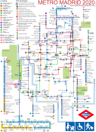 Download the madrid metro map and hop onto one of the most modern underground transport networks in the world (pdf, 1.4mb). Madrid Metro Map Updated 2020