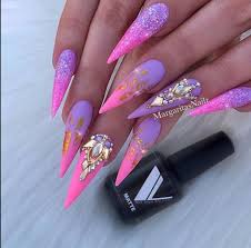 They are coated with various types of polishes. 30 Pretty Easter Nails Design Ideas The Glossychic Stiletto Nail Art Matte Stiletto Nails Nail Designs