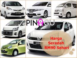 Kereta sewa penang, van sewa penang, lori sewa penang. Perodua Aruz Pink Pingu Travel Tours