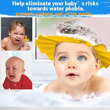 Baby bathtub folding bathtub can sit on children's household supplies multifunctional baby bath set ample supply and prompt delivery. Baby Shower Cap Gimilife Baby Bath Visor Baby Shower Head Protector Hat Shampoo Bath Shower Wash Hair Shield Cap Bathing Shampoo Shower Protection Hat For Baby Bathroom Safety Yellow Buy Online At