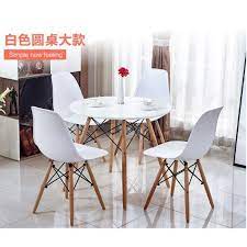 So if it's a vintage scandinavian round dining table—or oblong, oval, rectangular or square—you're searching for, you've come to the right place! Nordic Scandinavian Round Dining Table Eames Discussion Shopee Malaysia